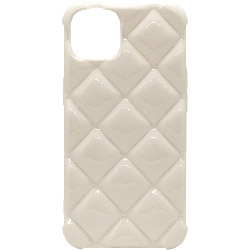 

Силиконовый чехол ромб iGrape Diamond для iPhone 13 (Бежевый), diamond11