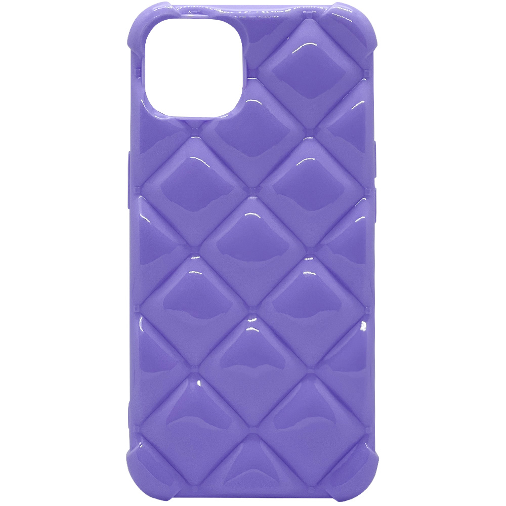 

Силиконовый чехол ромб iGrape Diamond для iPhone 13 (Аметистовый), Фиолетовый, diamond11