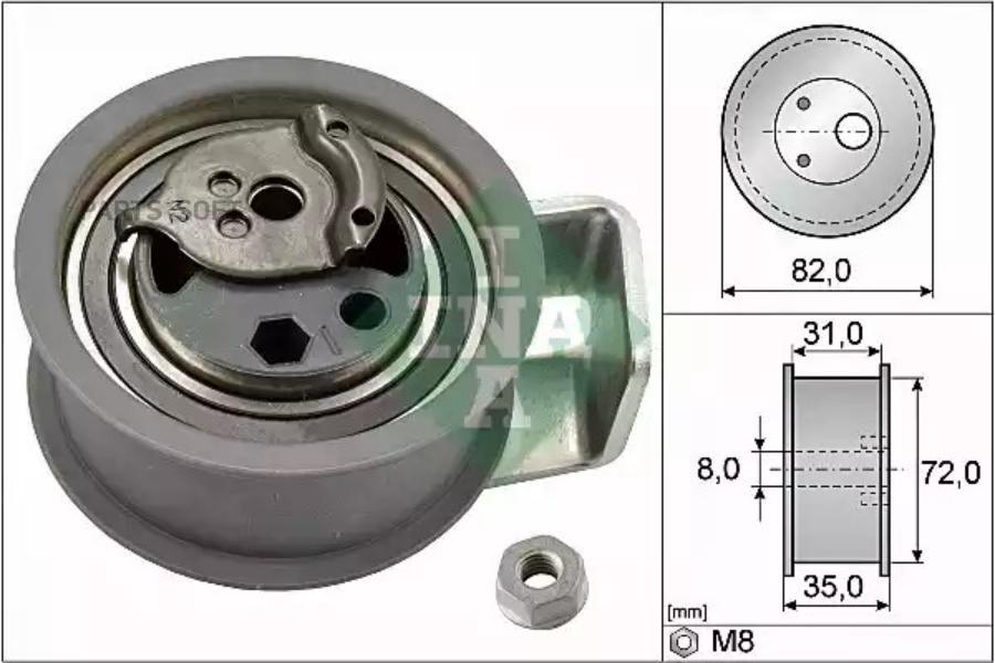 

INA 531043620 Ролик натяжной ремня ГРМ