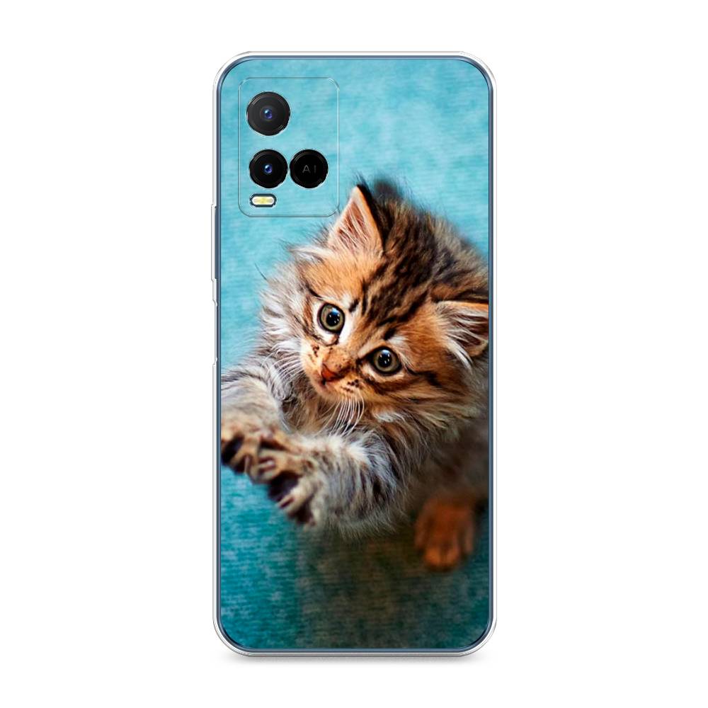 

Чехол Awog на Vivo Y21 "Котенок просит есть", Разноцветный, 265050-2