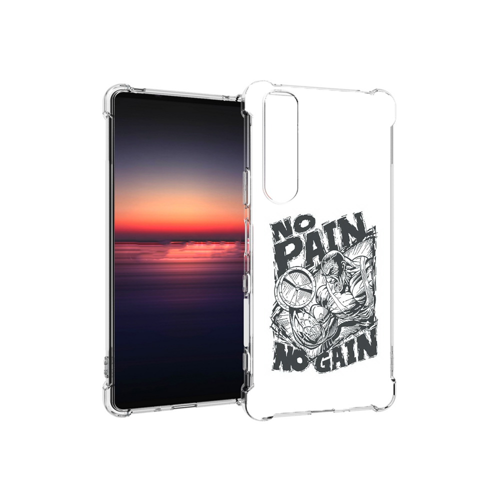 

Чехол MyPads Tocco для Sony Xperia 1 III бодибилдинг тяжелая работа (PT162368.229.238), Прозрачный, Tocco