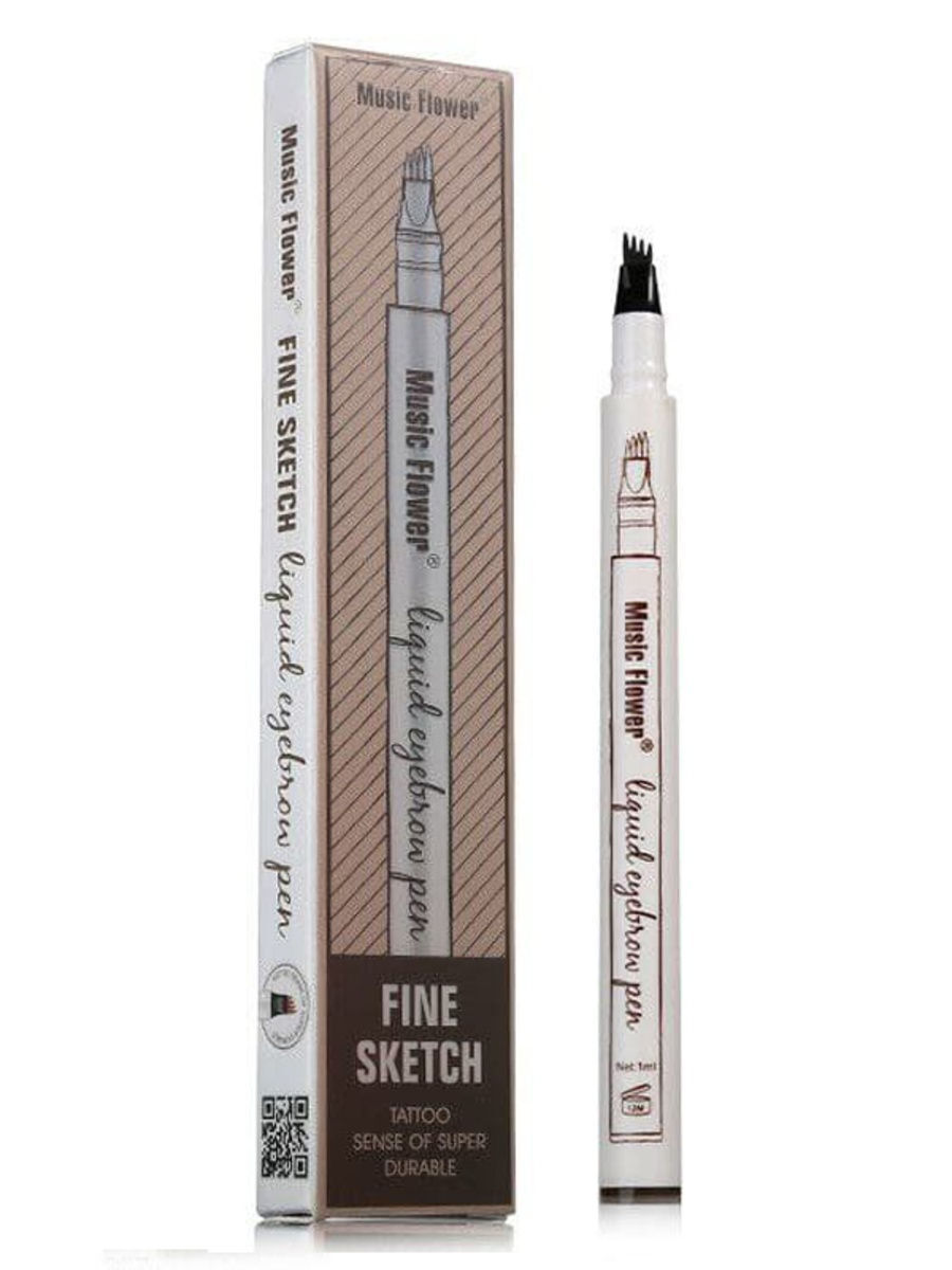 Карандаш маркер Fine Sketch Proffessional для бровей и глаз 2в1 маркер кисть акварельный koi темно коричневый