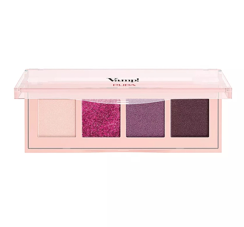 

Палетка теней для век Pupa Vamp! 4 Eyeshadow Palette № 004 Vibrant Plum 5,2 г, Фиолетовый