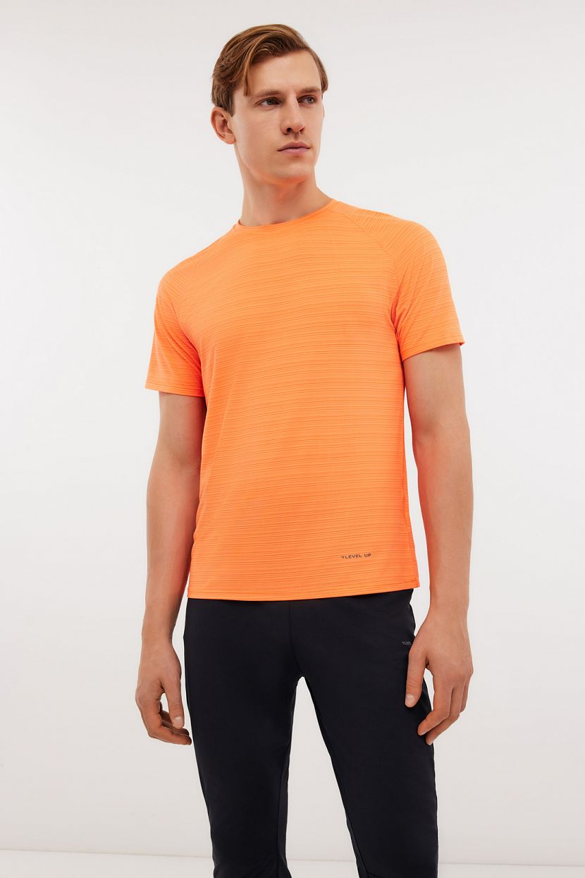 

Футболка мужская Baon B7324506 оранжевая XL, Оранжевый, B7324506