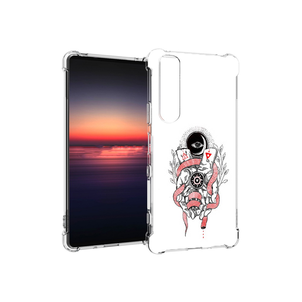 

Чехол MyPads Tocco для Sony Xperia 1 III абстрация связанные руки (PT162368.229.213), Прозрачный, Tocco
