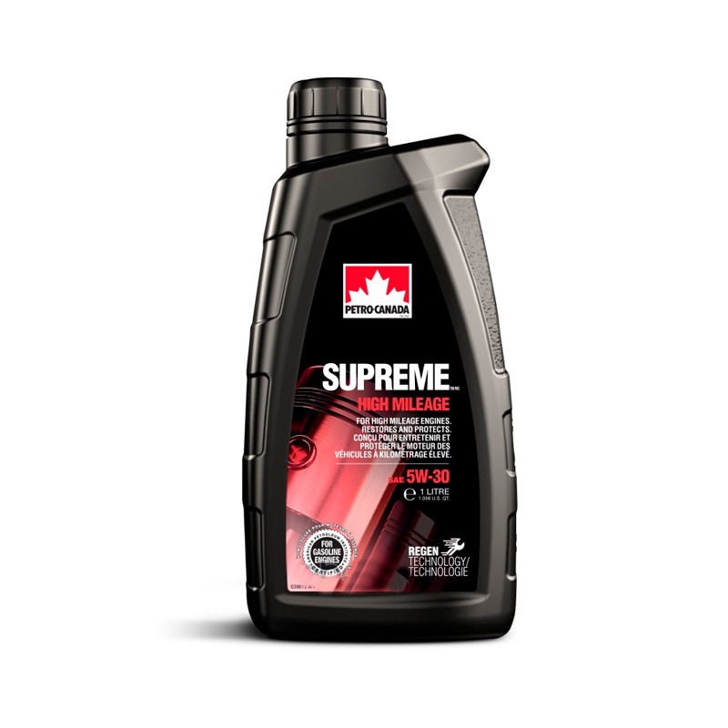 фото Моторное масло для бензиновых двигателей supreme high mileage 5w-30 petro-canada