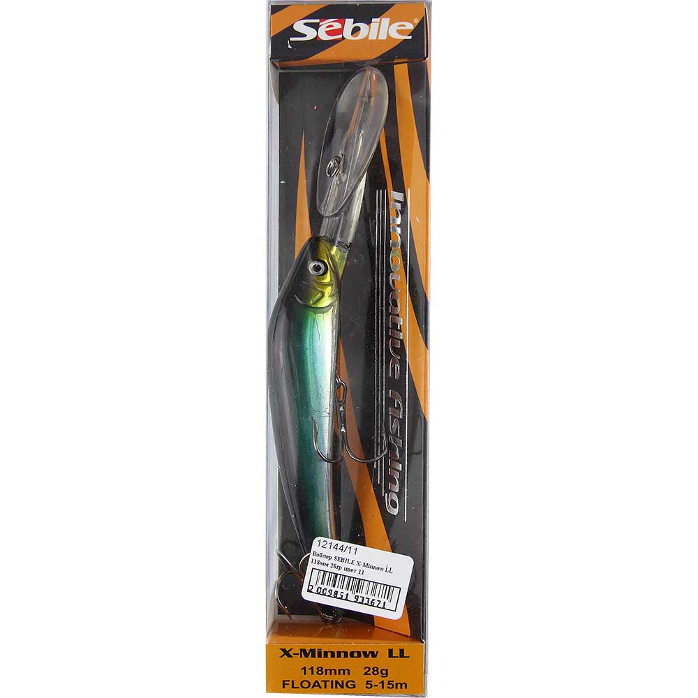 

Воблер Sebile X-Minnow LL 118мм 28гр цвет 11, 00-00033595