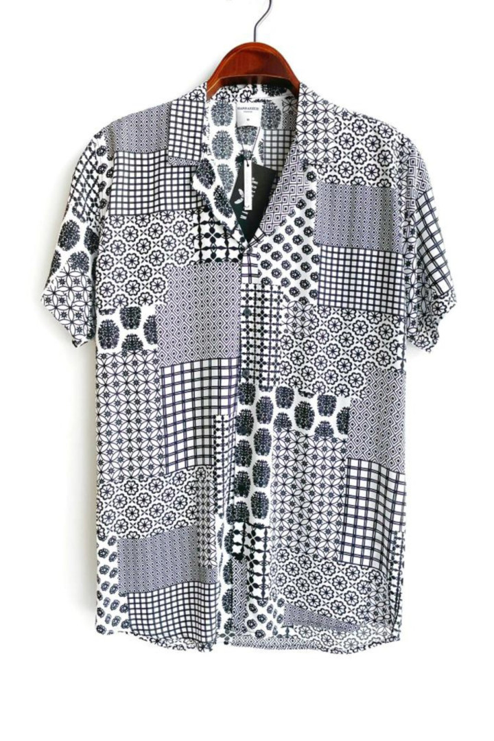 

Рубашка мужская Karpefingo 19485 серая S (доставка из-за рубежа), Серый, 19485