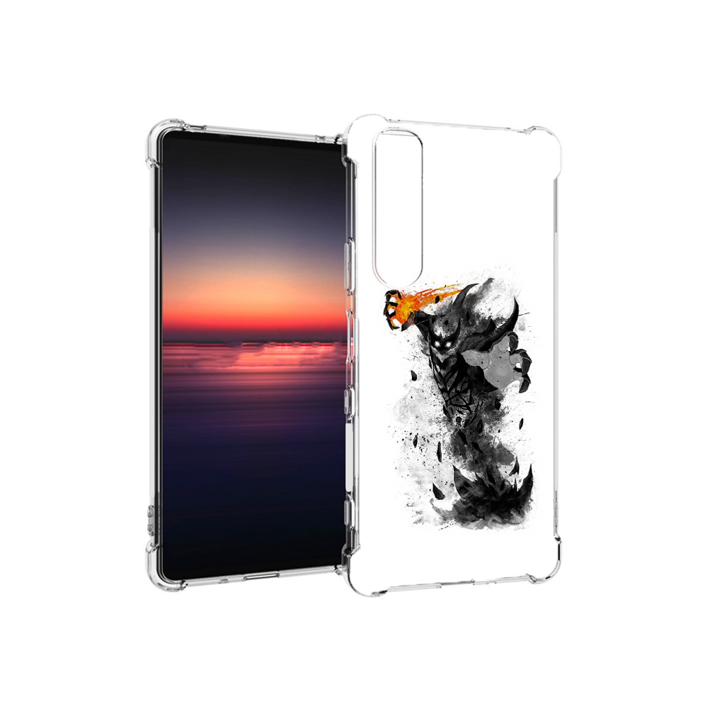 

Чехол MyPads Tocco для Sony Xperia 1 III nevermore черно белый (PT162368.229.21), Прозрачный, Tocco