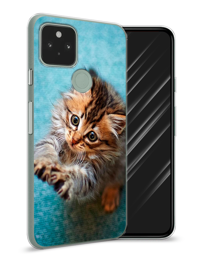

Чехол Awog на Google Pixel 5A "Котенок просит есть", Разноцветный, 271050-2