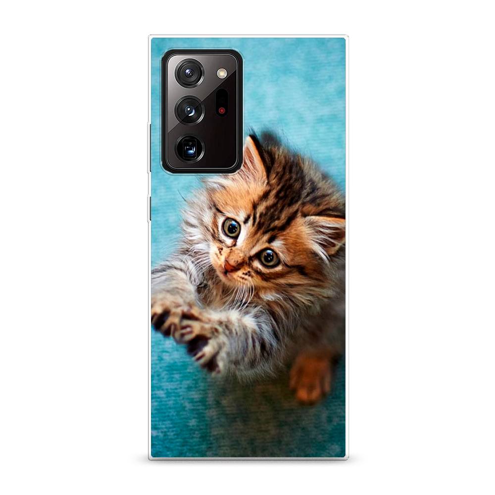 

Чехол Awog на Samsung Galaxy Note 20 Ultra / Самсунг Note 20 Ultra "Котенок просит есть", Разноцветный, 2101050-2