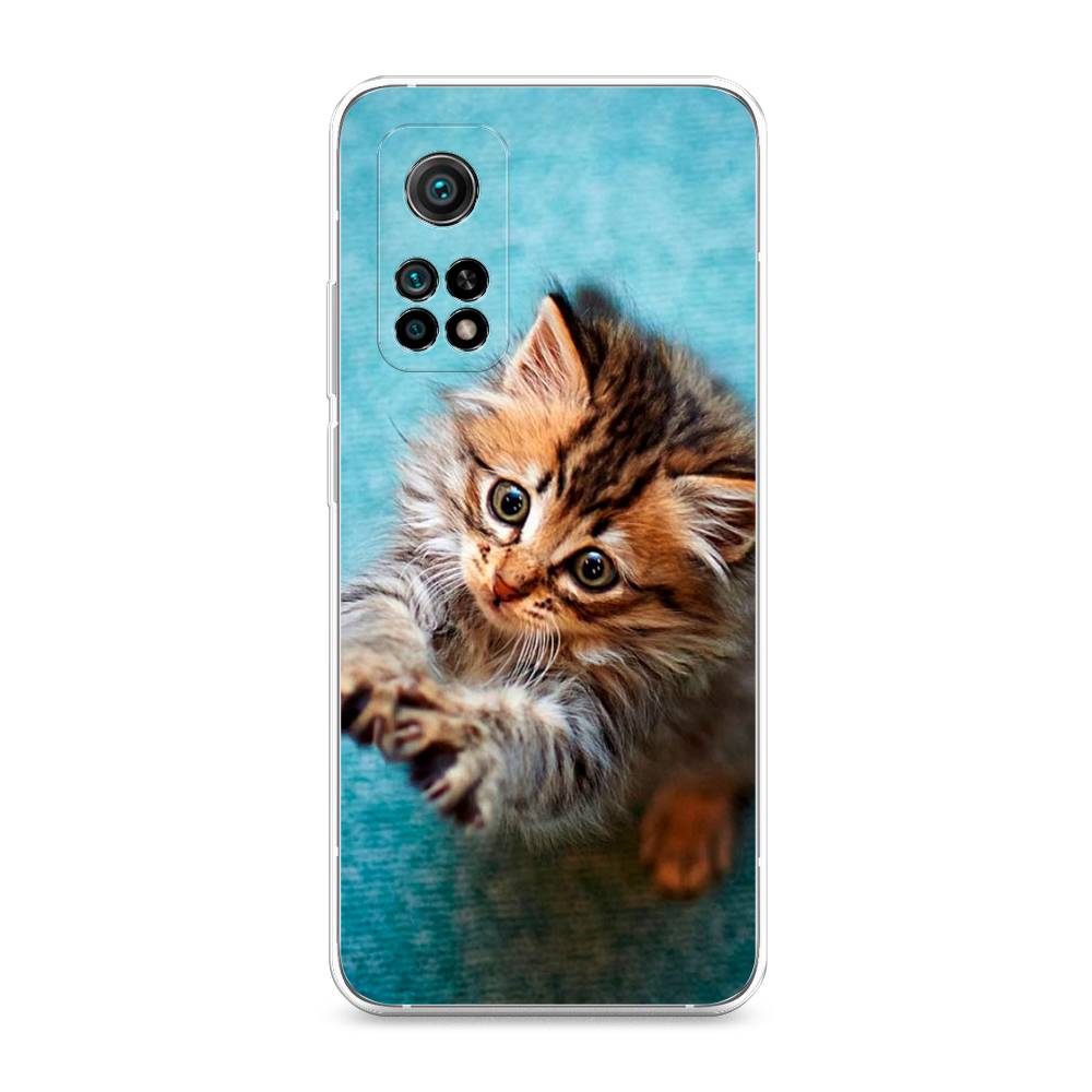 

Чехол Awog на Xiaomi Mi 10T Pro "Котенок просит есть", Разноцветный, 37750-2