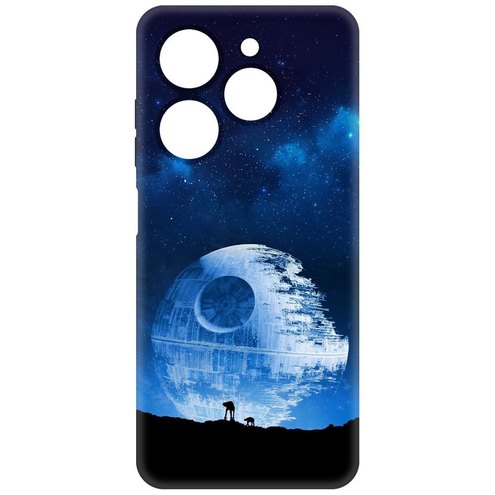 

Чехол-накладка Soft Case Звездные Войны. Звезда смерти для Tecno Spark Go 2024 черный