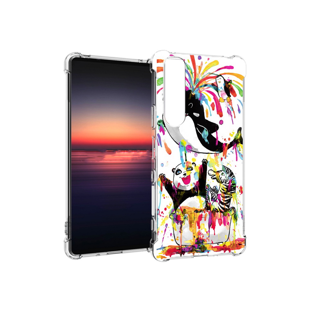 

Чехол MyPads Tocco для Sony Xperia 1 III Хиппи кит (PT162368.229.191), Прозрачный, Tocco