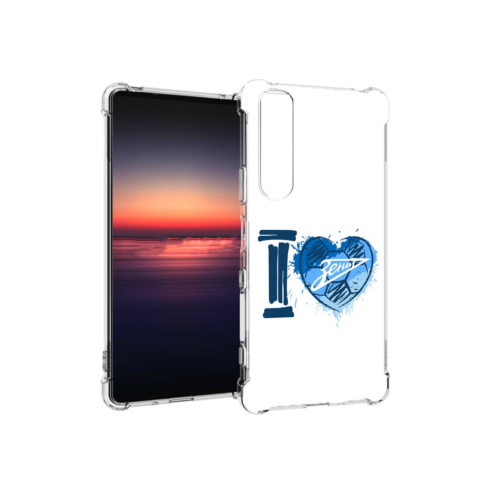 

Чехол MyPads Tocco для Sony Xperia 1 III ФК я люблю зенит (PT162368.229.186), Прозрачный, Tocco