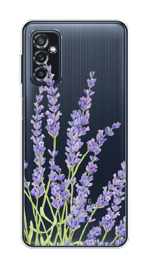 

Чехол на Samsung Galaxy M52 "Лавандовые стебли", Фиолетовый;зеленый, 2104350-1