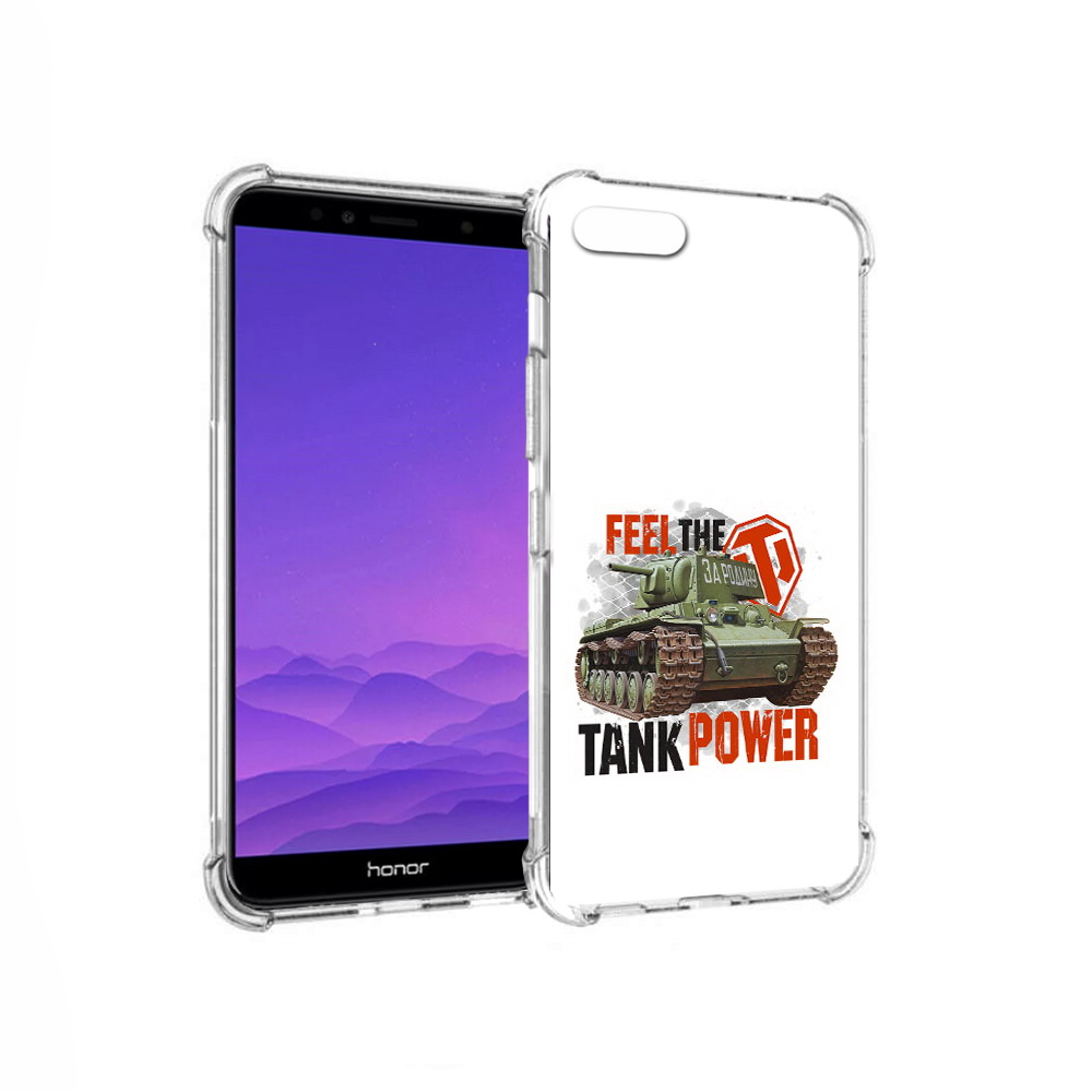 

Чехол MyPads Tocco для Honor 7A Танк (PT111206.25.169), Прозрачный, Tocco