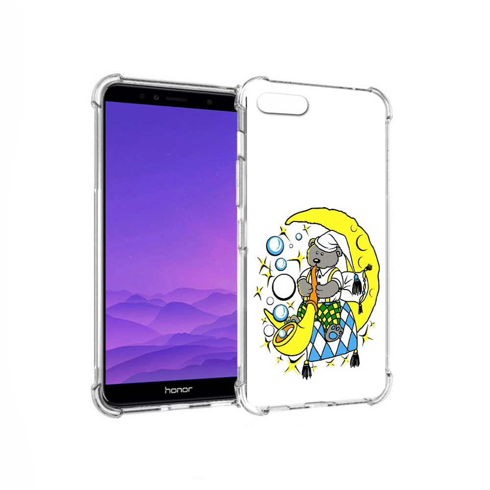 

Чехол MyPads Tocco для Honor 7A Сырная луна (PT111206.25.167), Прозрачный, Tocco