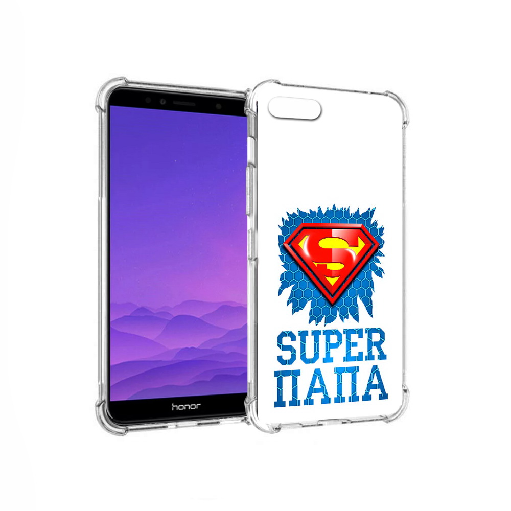 

Чехол MyPads Tocco для Honor 7A Супер Папа (PT111206.25.165), Прозрачный, Tocco