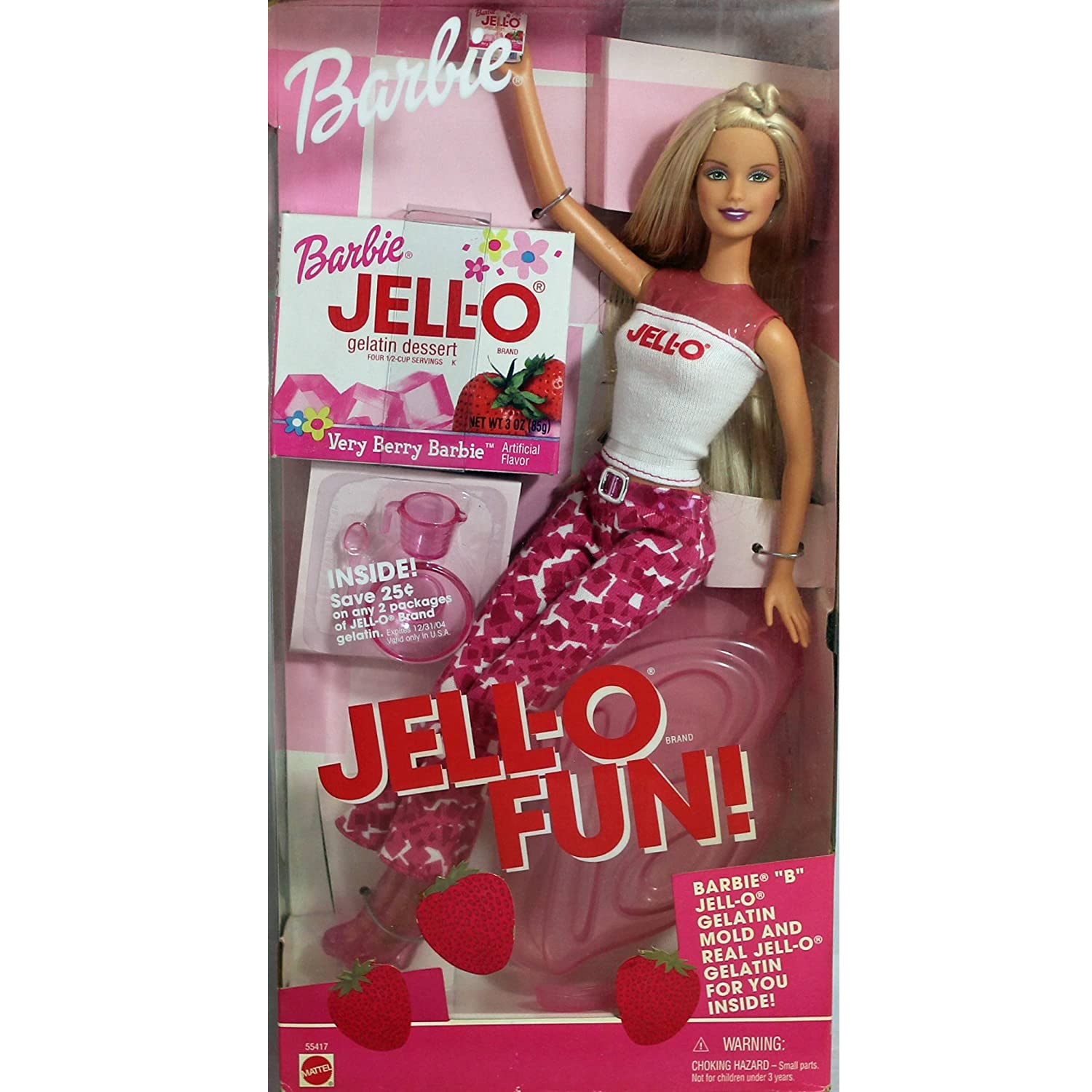 Кукла Барби коллекционная Jell-O Fun формочка для десертов 2001 11880₽