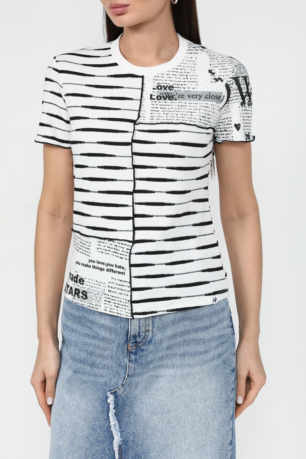 

Футболка женская Desigual 24SWTKA8 белая L, Белый, 24SWTKA8
