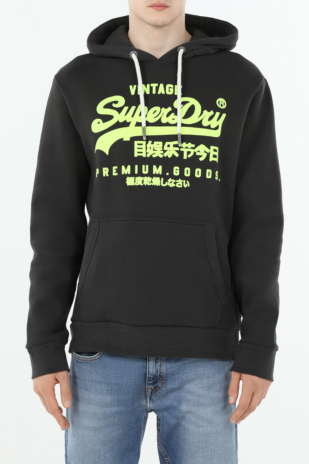 

Худи мужское Superdry M2013572A черное M, Черный, M2013572A