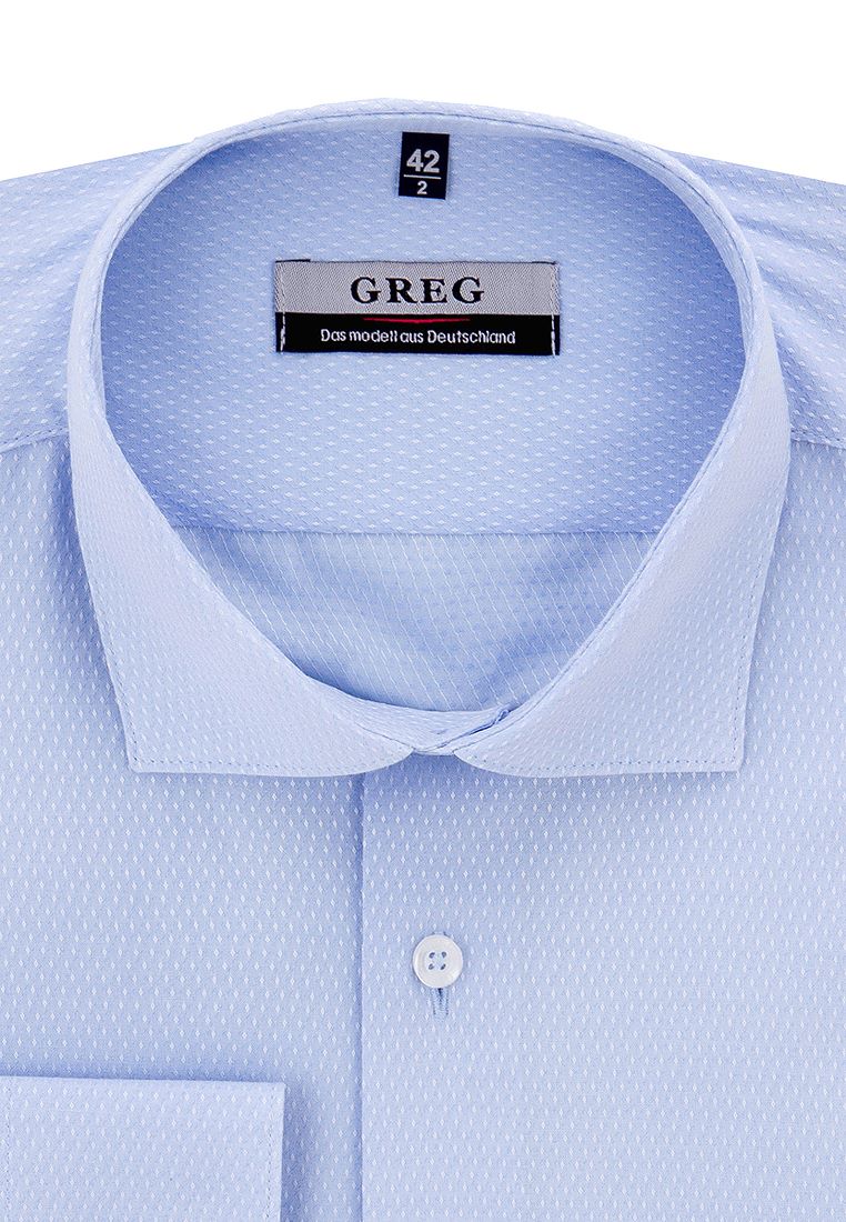 

Рубашка мужская Greg 01-00008596 голубая 40, Голубой, 01-00008596