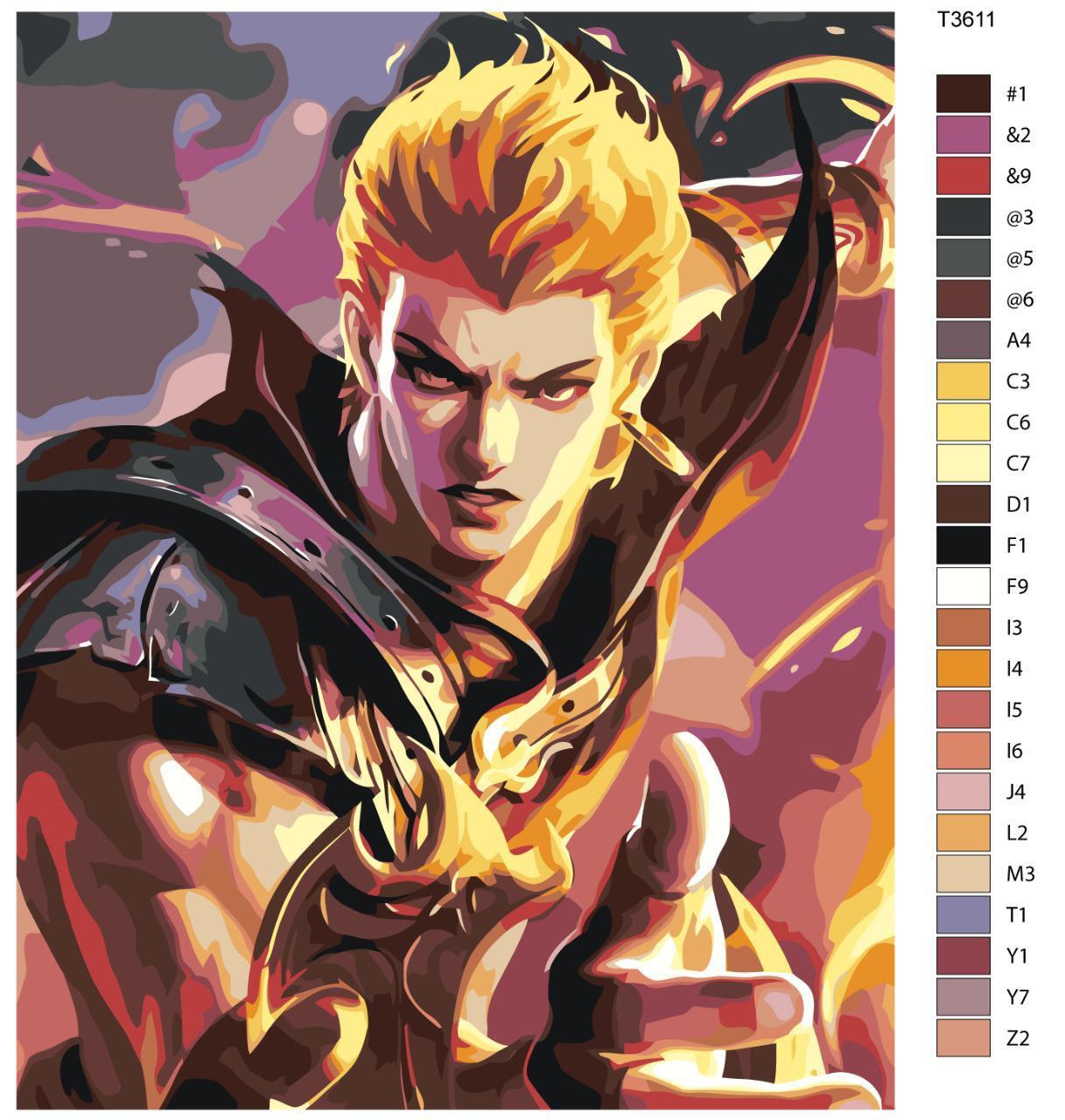 

Картина по номерам BRUSHES-PAINTS Т3611, Mobile Legends: Валир