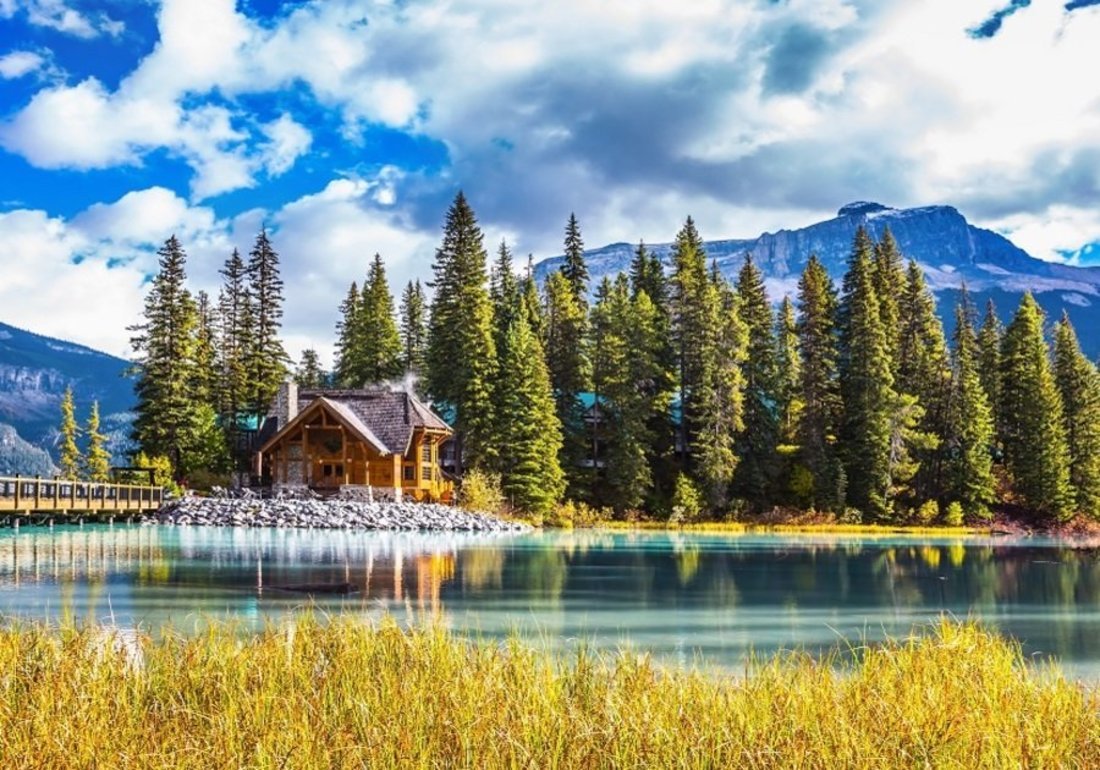 

Алмазная мозаика, Рыжий кот, Одинокий домик у озера, AC34067 30х40 см, Одинокий домик у озера