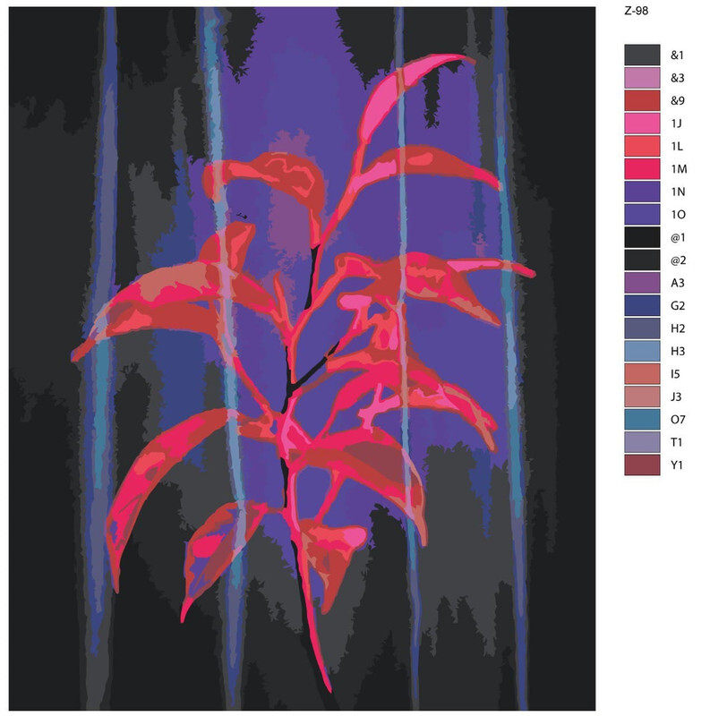 

Картина по номерам BRUSHES-PAINTS Z-98, Растение