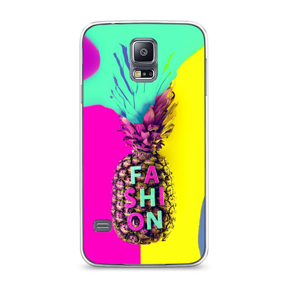 

Чехол Awog на Samsung Galaxy S5 "Кислотный ананас", Желтый;розовый;голубой, 24150-10