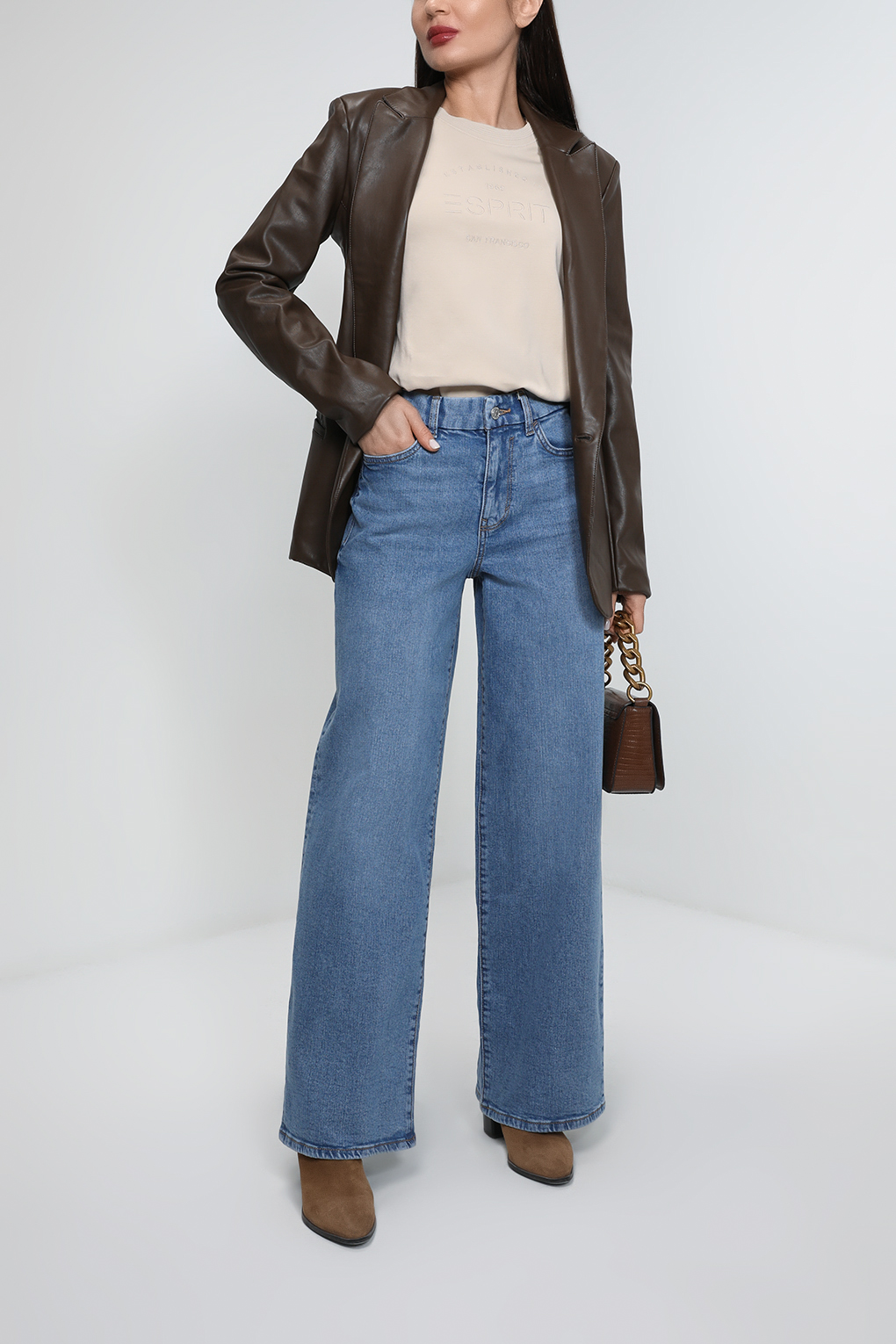 Джинсы женские Esprit Edc 992CC1B314 синие 31/32