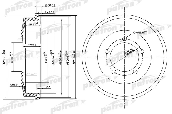 

Барабан Тормозной Задн Mitsubishi: Galant Vi Usa 97-03;Eclipse G3/G3;Chrysler: Sebring Cou