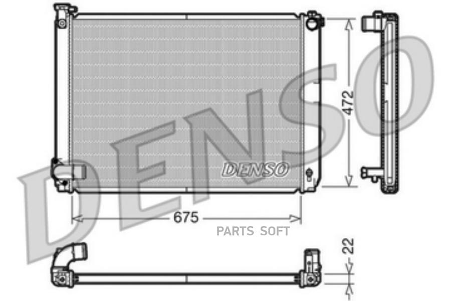 

DENSO Радиатор DENSO DRM51005