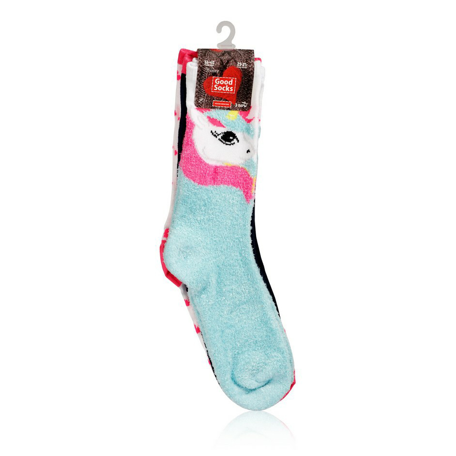

Комплект носков женских Good Socks разноцветных 23-25, Разноцветный