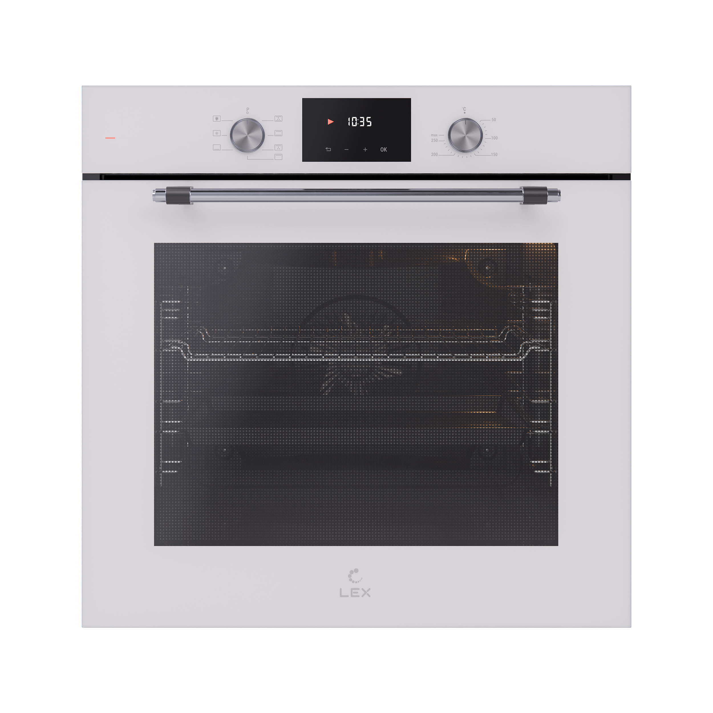 

Встраиваемый электрический духовой шкаф LEX EDP 671 WH Max белый, EDP 671 WH Max