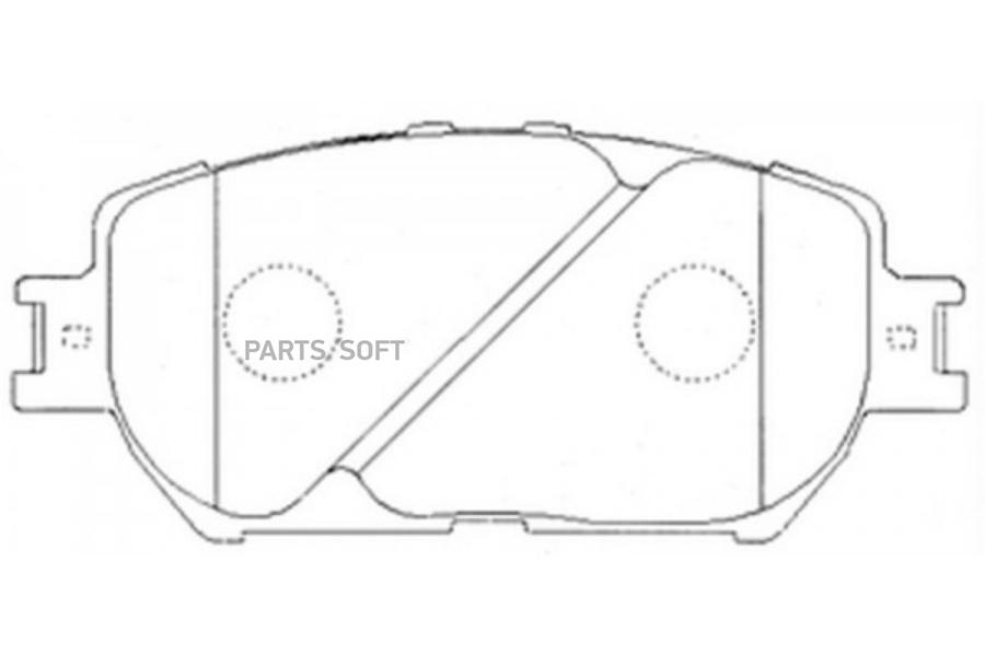 

Колодки Тормозные Дисковые Передние К-Т Toyota Camry 2.4 2001 - 2006 Toyota Wish 1.8 2003