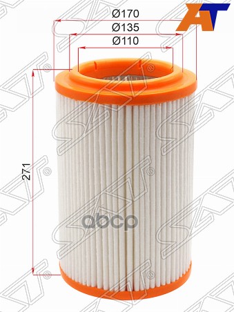 

Фильтр воздушный KIA BONGO III 2.4/2.5 04-/K2500 03-/K2900 08-