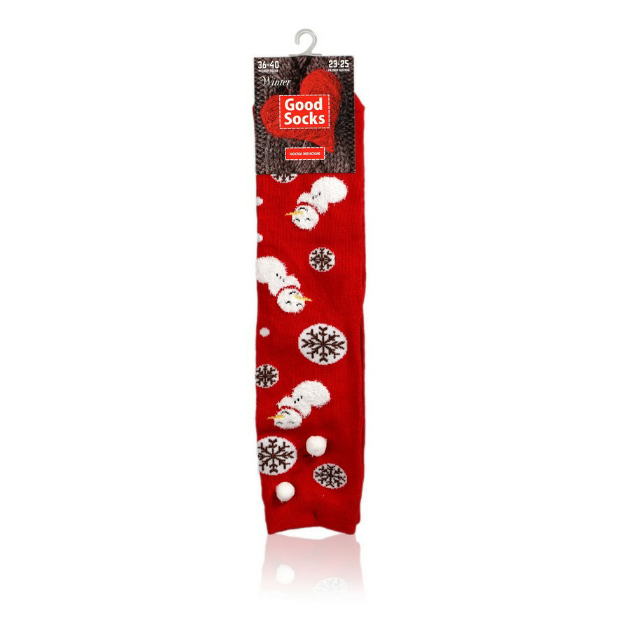 

Носки женские Good Socks красные 23-25, Красный