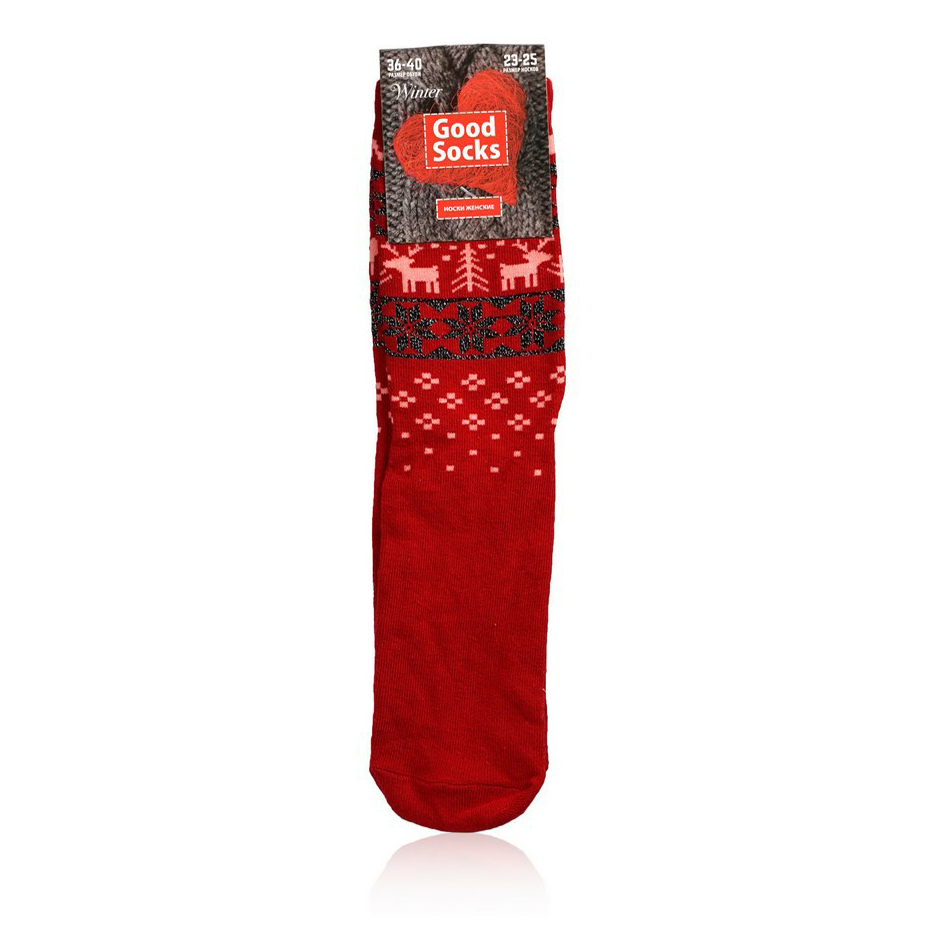 Носки женские Good Socks красные 23-25