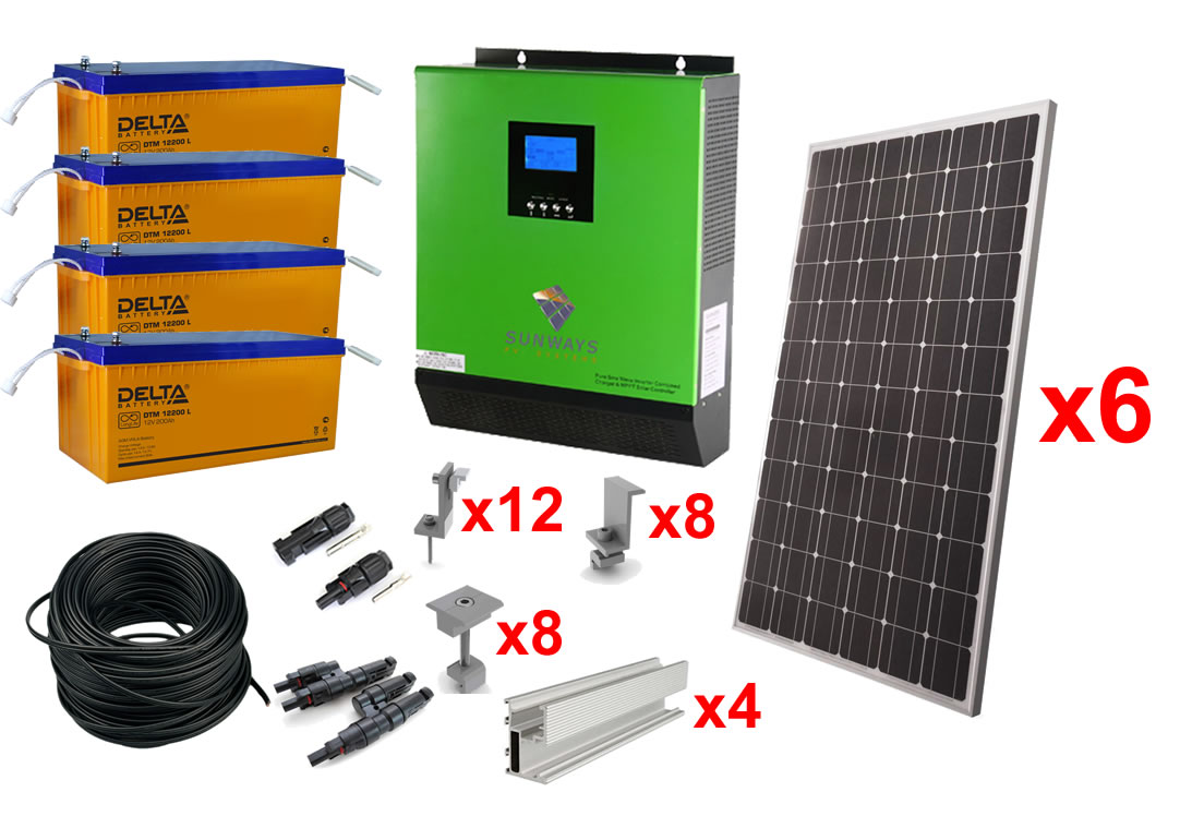 

Солнечная электростанция 10,5 кВт*ч в сутки, SS10,5kVt
