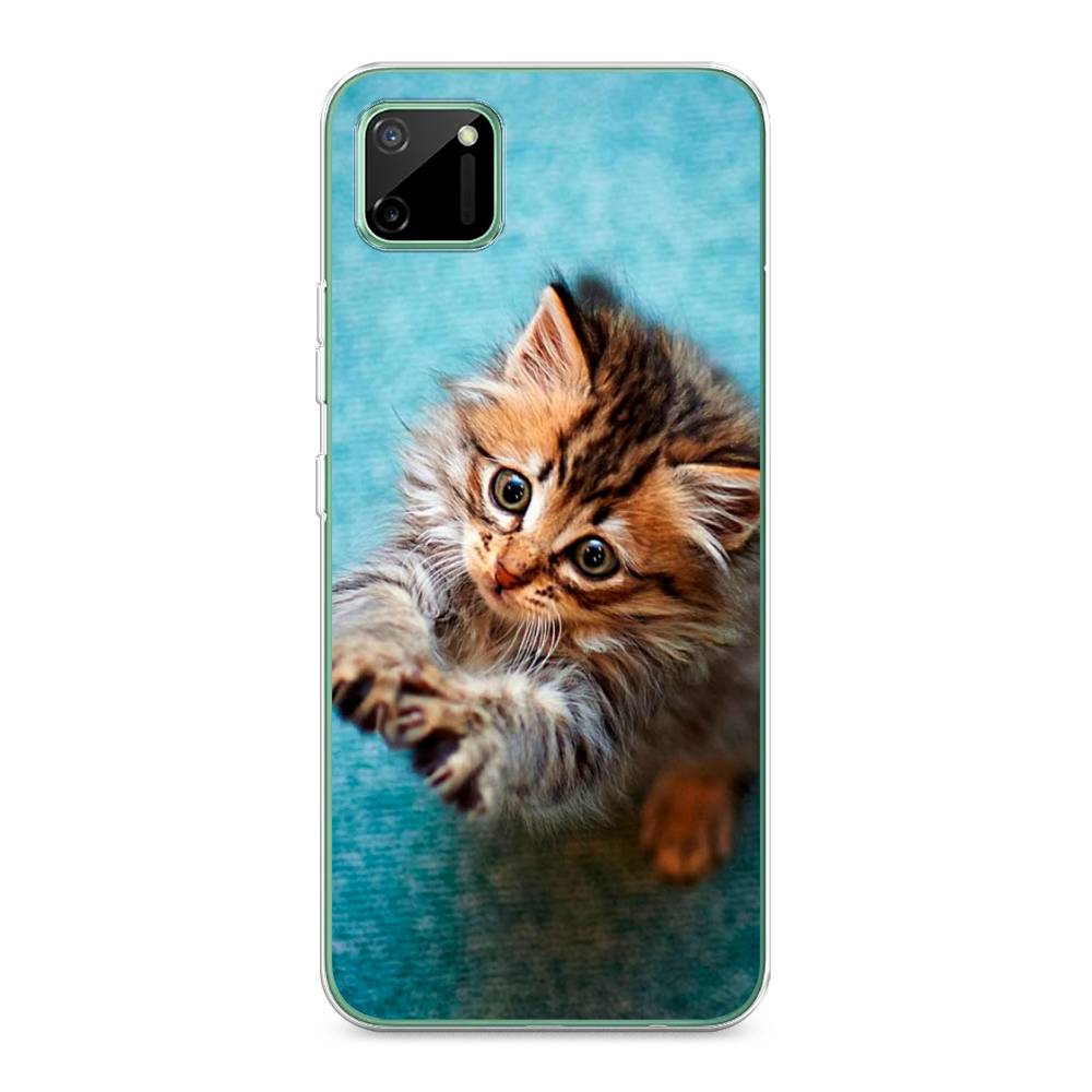 

Чехол Awog на Realme C11 "Котенок просит есть", Разноцветный, 253850-2