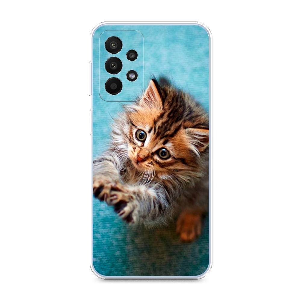 

Чехол Awog на Samsung Galaxy A23 / Самсунг A23 "Котенок просит есть", Разноцветный, 2105050-2