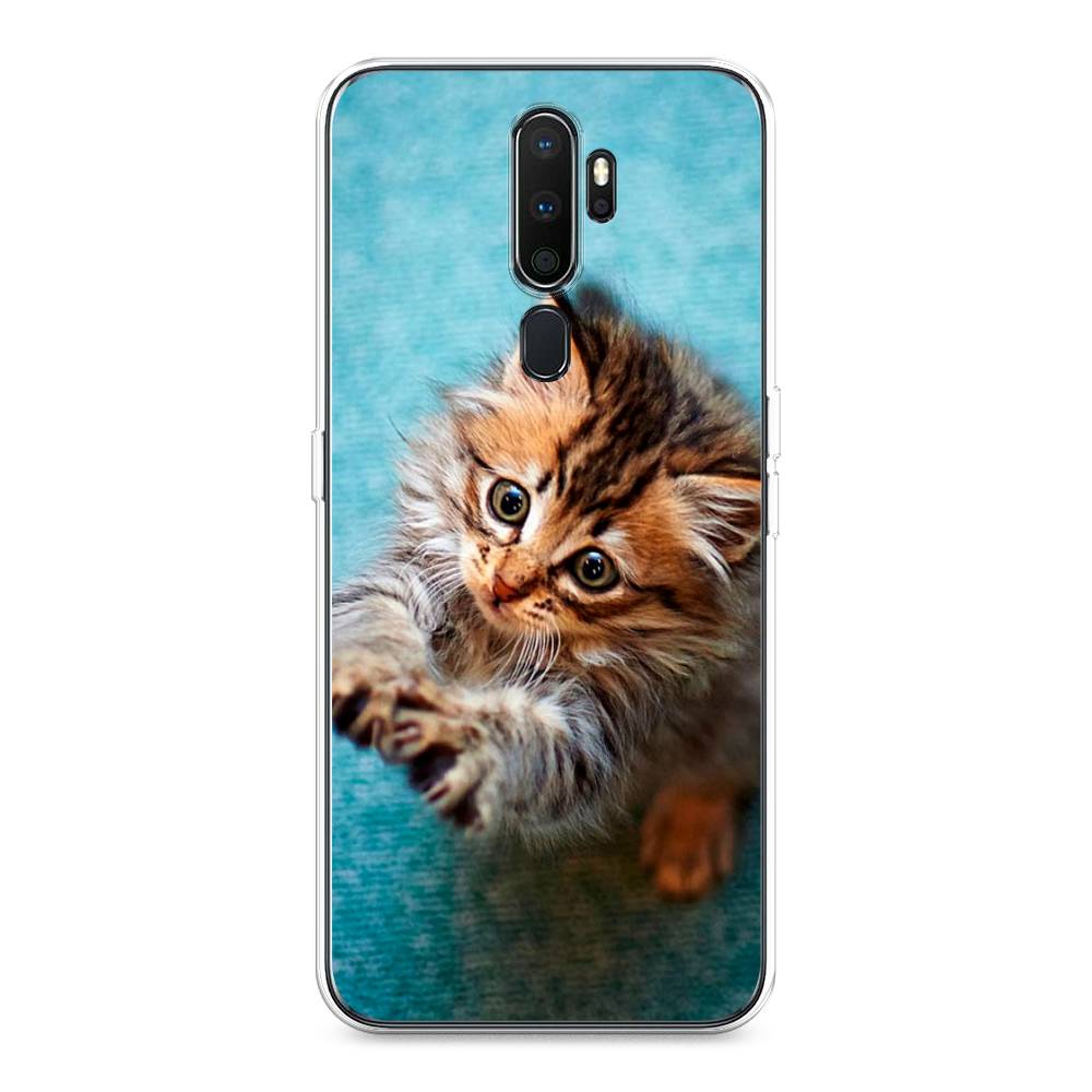 

Чехол Awog на Oppo A5 (2020) "Котенок просит есть", Разноцветный, 251350-2