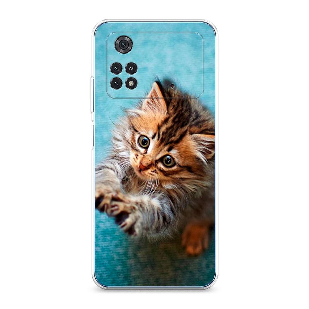 

Чехол Awog на Poco M4 Pro 4G "Котенок просит есть", Разноцветный, 313050-2