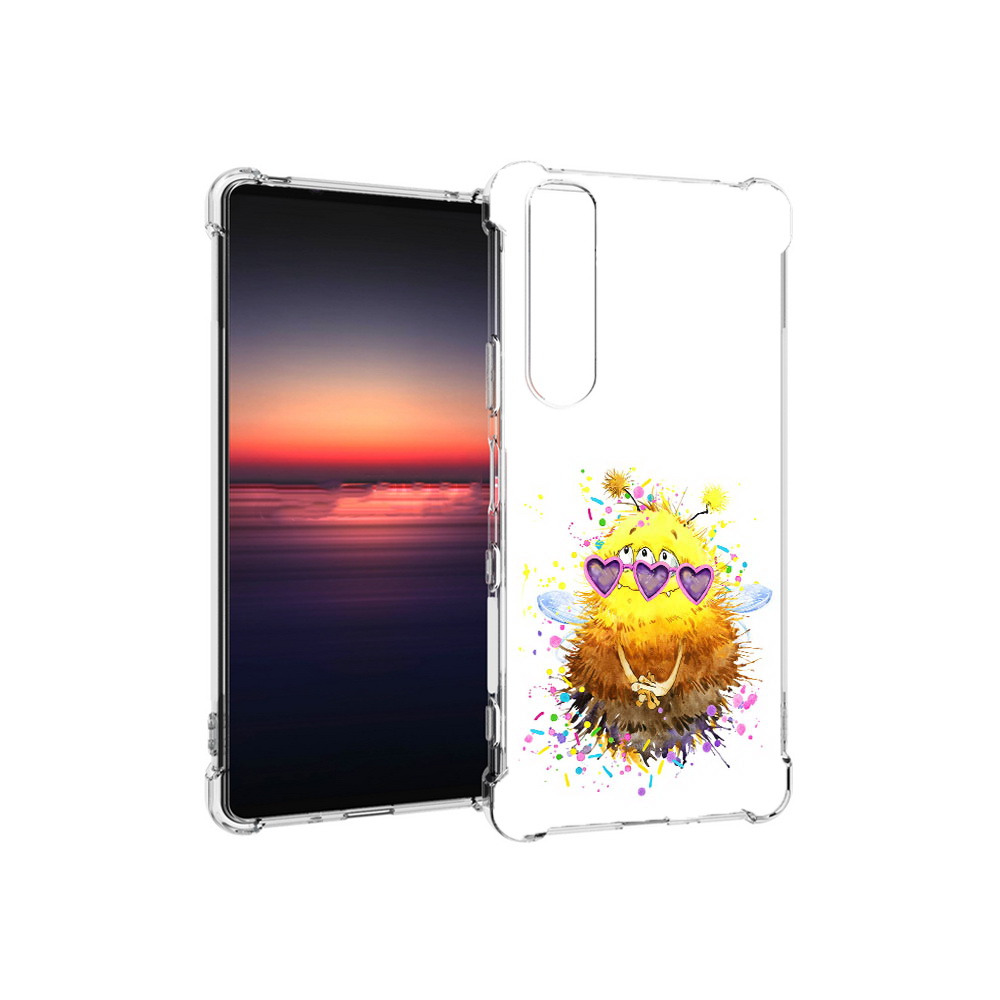 

Чехол MyPads Tocco для Sony Xperia 1 III Пушитый шмель (PT162368.229.143), Прозрачный, Tocco