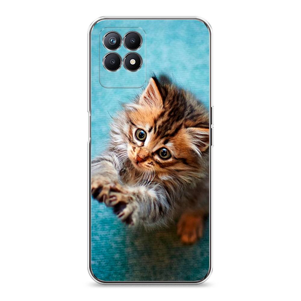 

Чехол Awog на Realme 8i "Котенок просит есть", Разноцветный, 257350-2