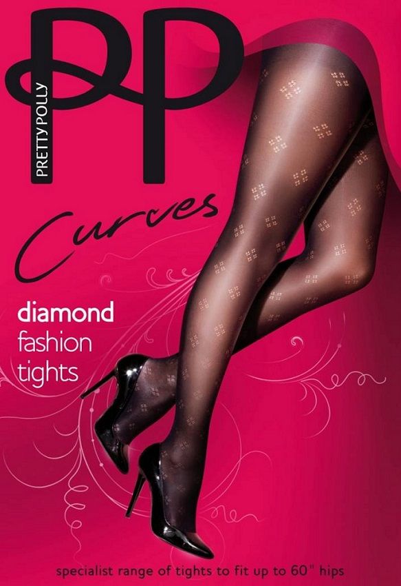 

Колготки с мелким геометрическим рисунком Dot Diamond Fashion Tights, APN9