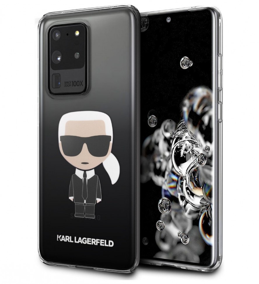 фото Чехол cg mobile karl lagerfeld tpu/pc collection karl iconik galaxy s20 ultra черный