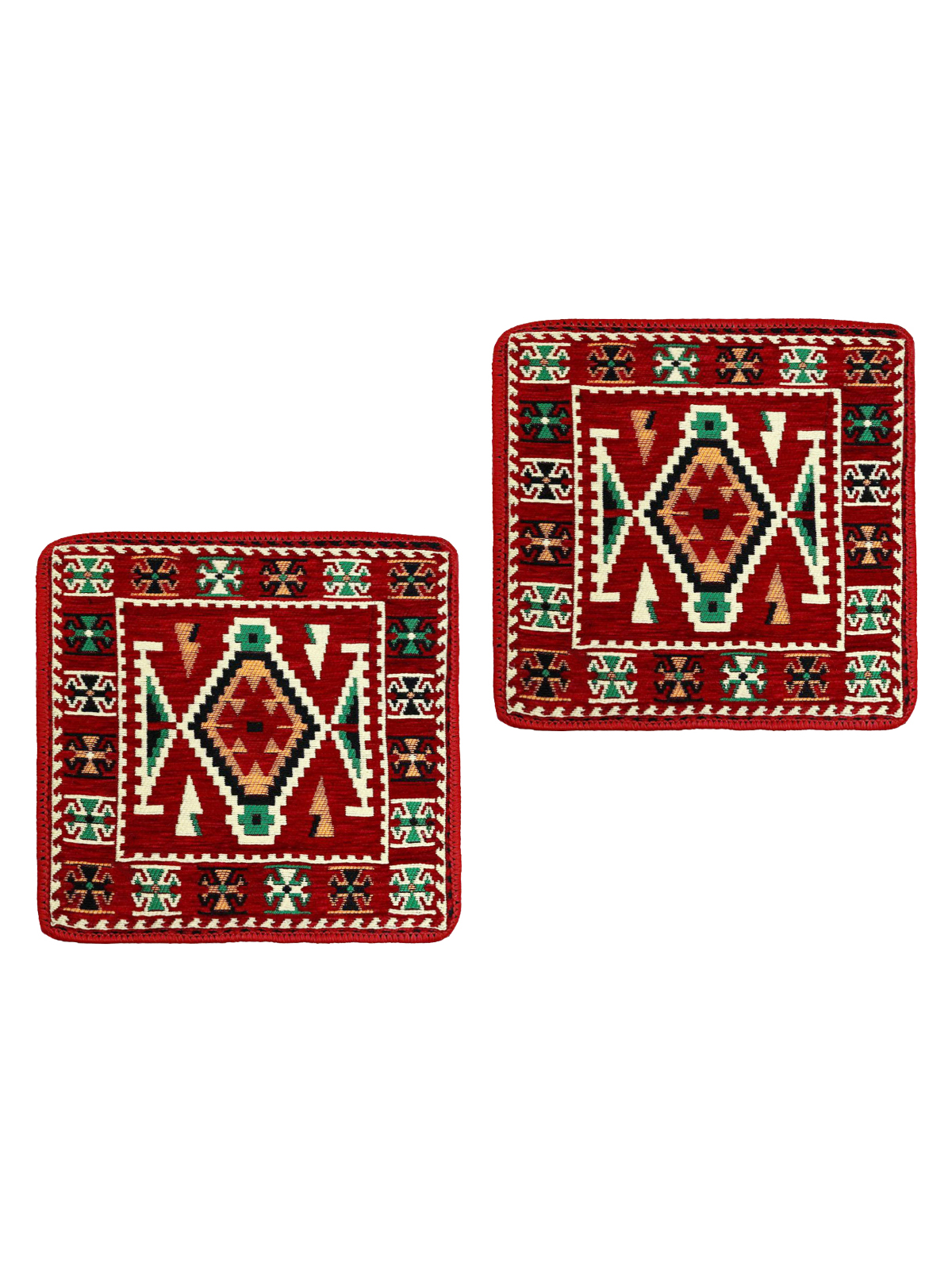 

Наволочка декоративная MELLE Unica 40x40 комплект 2 шт красный 5, Наволочка декор. 40*40 (2шт.)